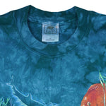 Vintage (Habitat) - Blue Ocean Animals T-Shirt 1990s Medium Vintage Retro