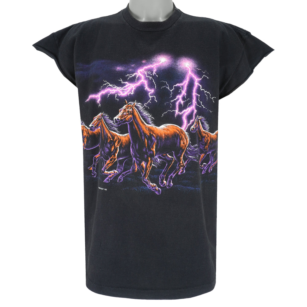 Vintage (Signal) - Thunder Horse T-Shirt 1990s X-Large Vintage Retro