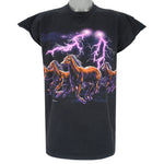 Vintage (Habitat) - Thunder Horses T-Shirt 1992 X-Large