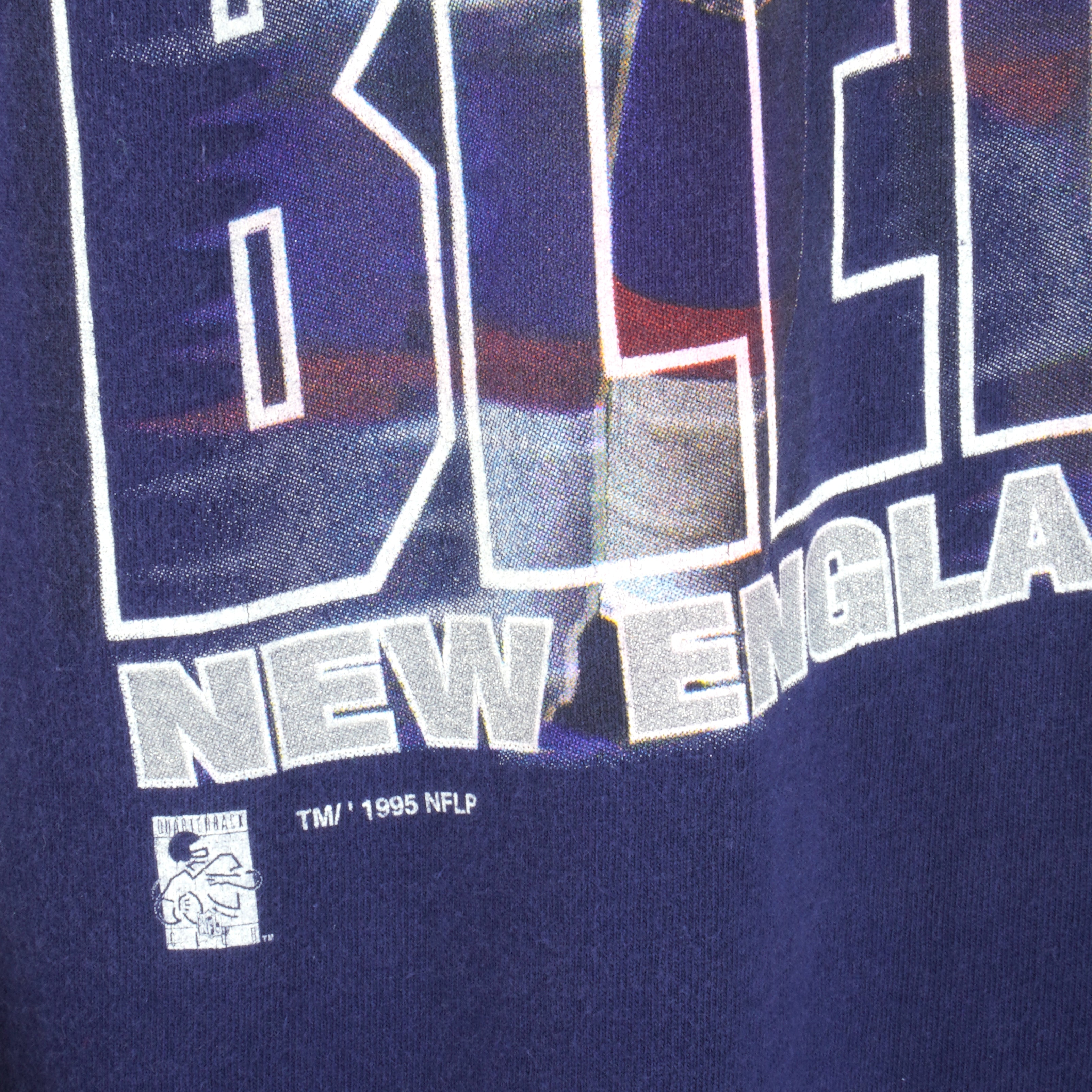 NFL - New England Patriots, Bledsoe No. 11 T-Shirt 1995 X-Large Vintage Retro Football
