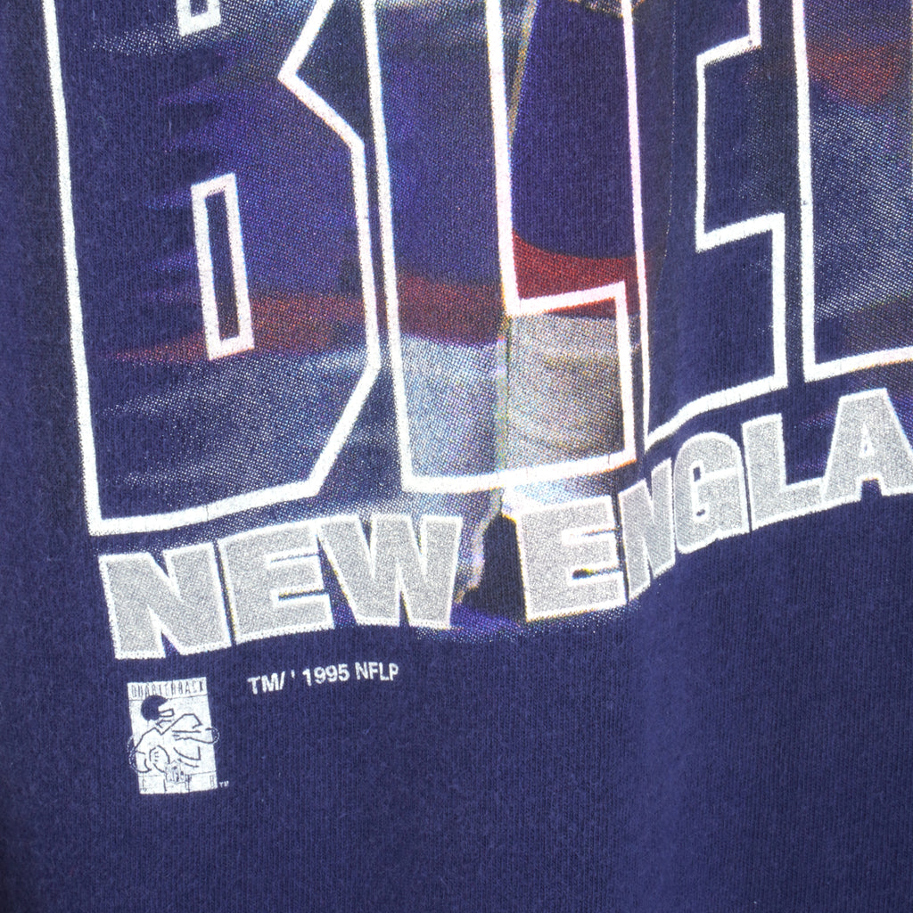 NFL - New England Patriots, Bledsoe No. 11 T-Shirt 1995 X-Large Vintage Retro Football