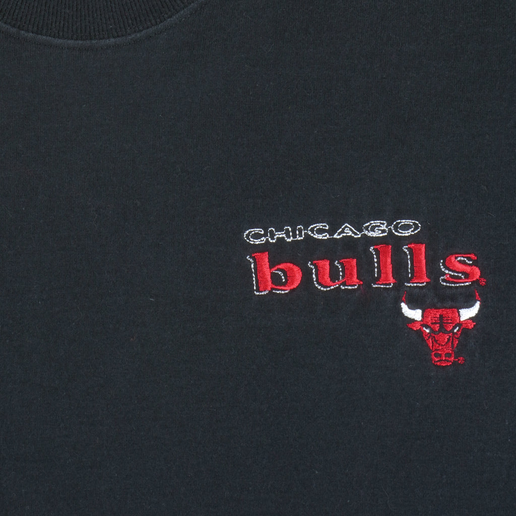 NBA - Chicago Bulls Embroidered T-Shirt 1990s X-Large Vintage Retro Basketball