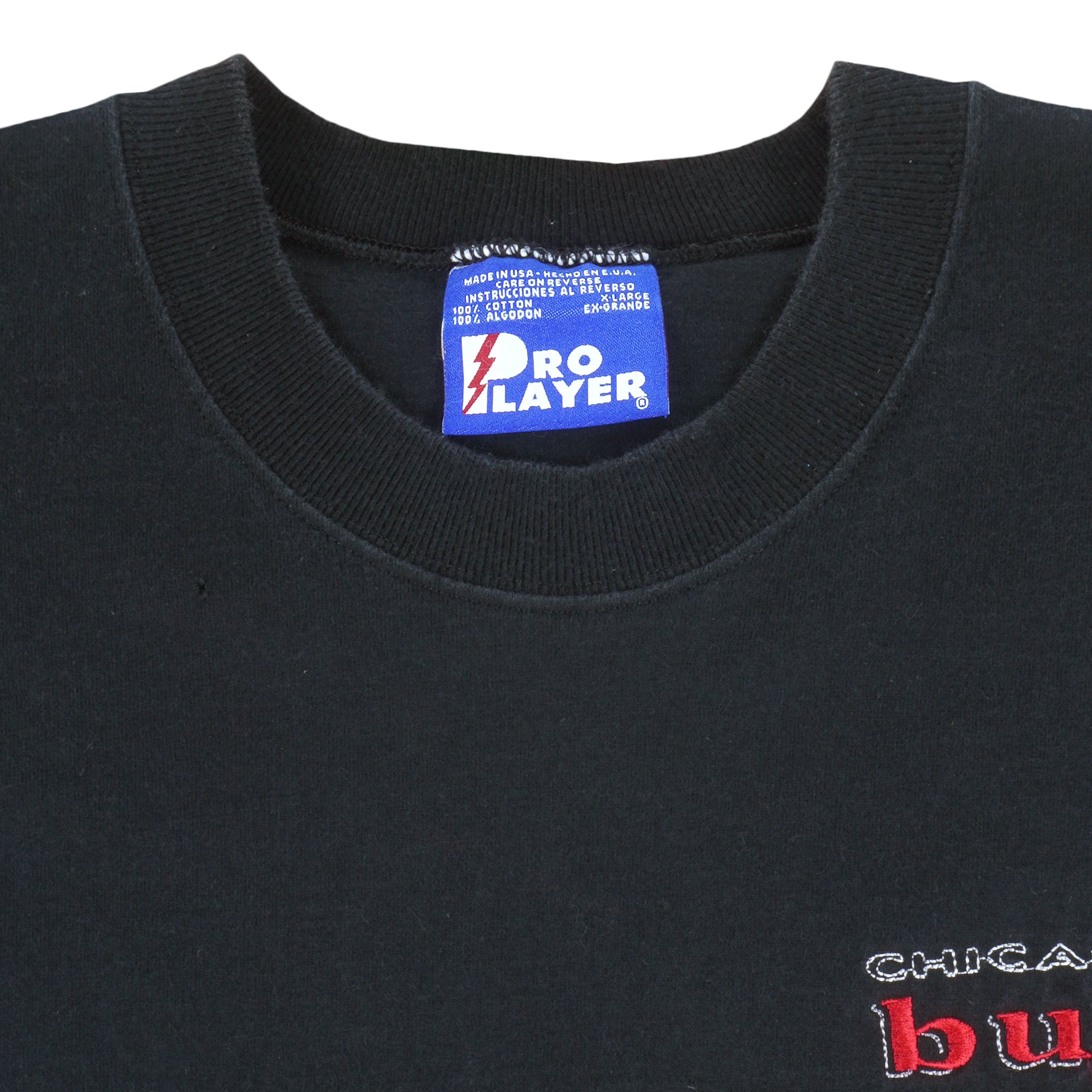 NBA - Chicago Bulls Embroidered T-Shirt 1990s X-Large Vintage Retro Basketball