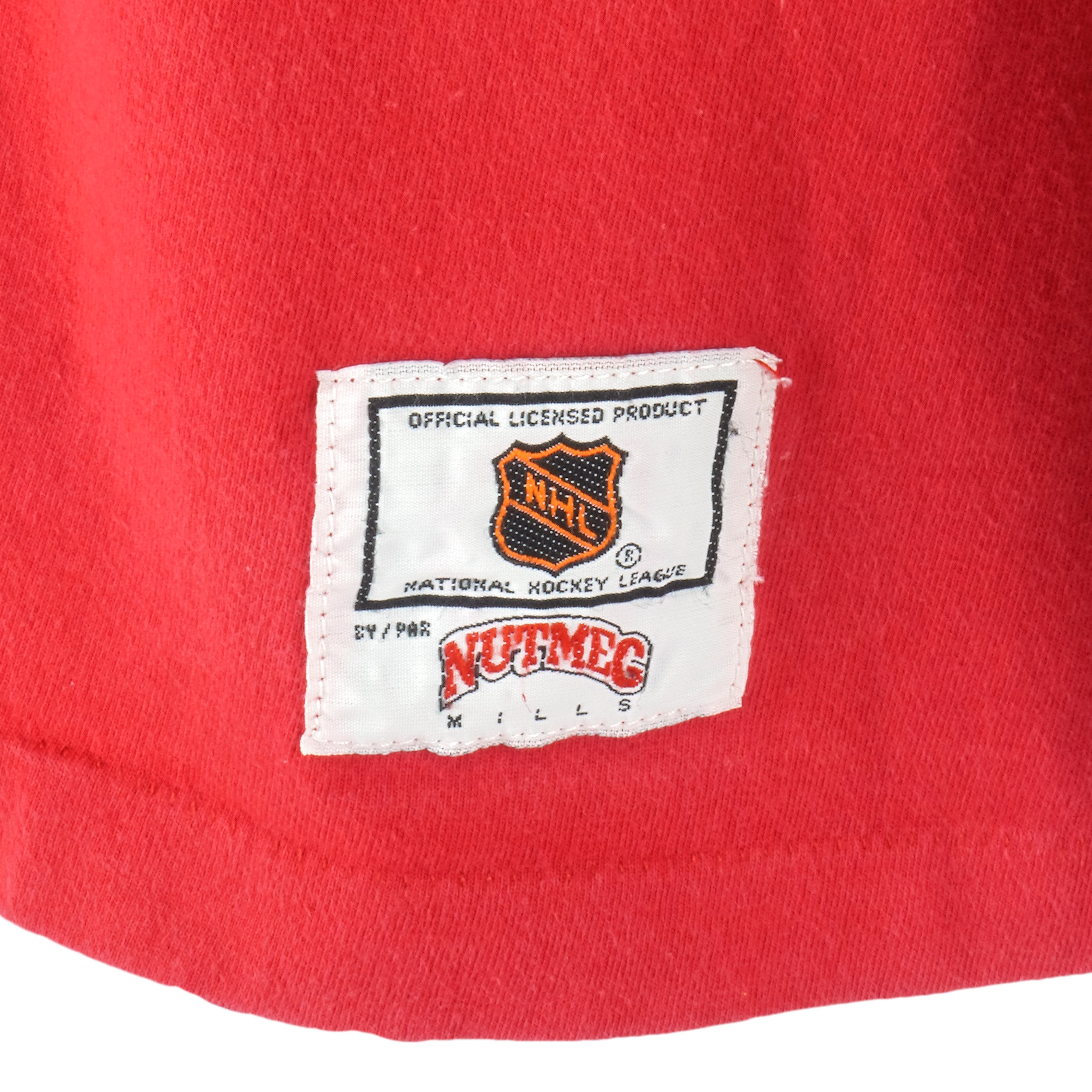 NHL (Nutmeg) - Chicago Blackhawks T-Shirt 1990s X-Large Vintage Retro Hockey