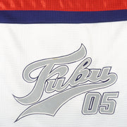 FUBU - Blue & White 05 Jersey T-Shirt 1990s Large Vintage Retro