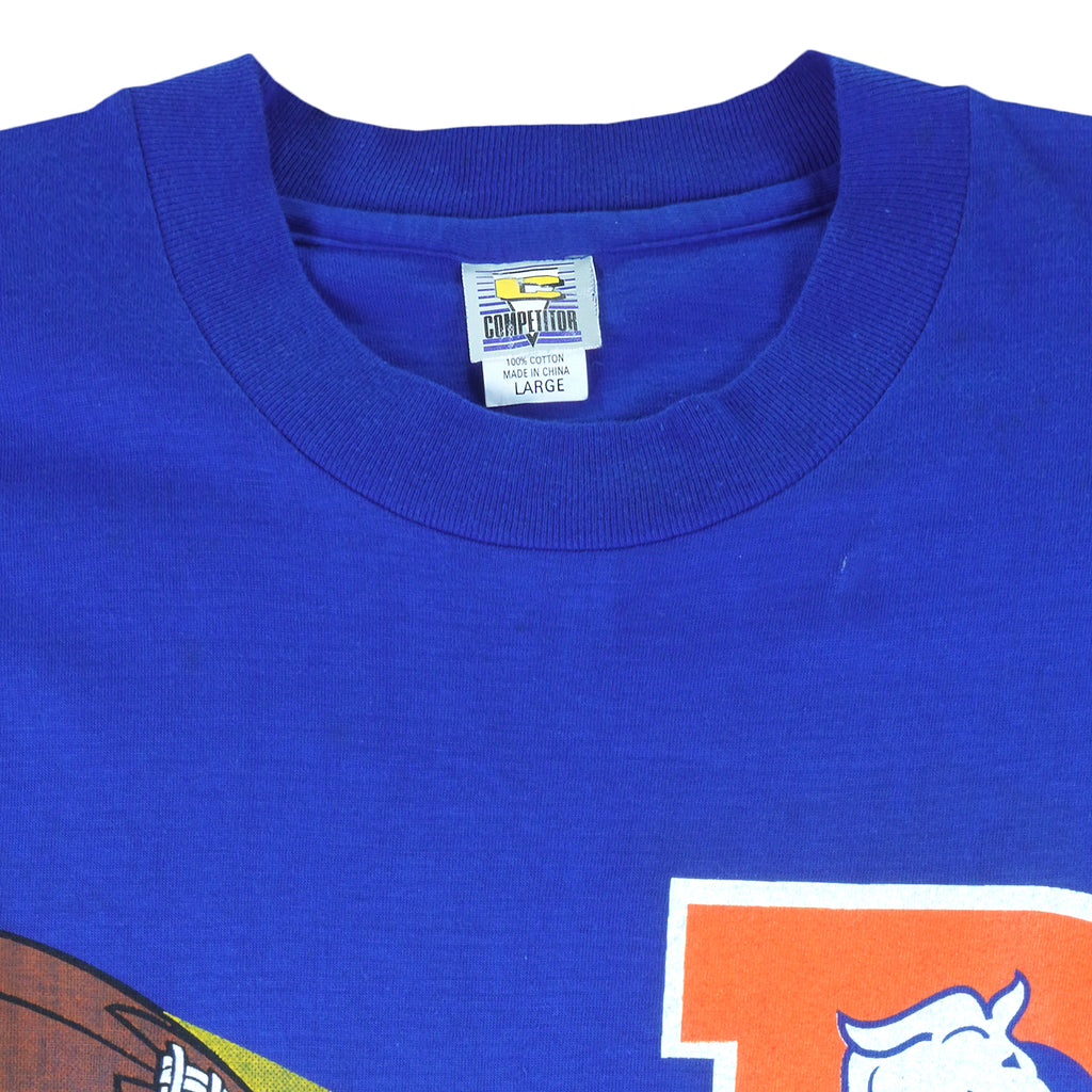 NFL (Competitor) - Denver Broncos Breakout T-Shirt 1994 Large Vintage Retro Football