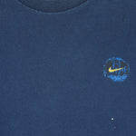 Nike - Navy Blue Air Spell-Out T-Shirt 1990s XX-Large Vintage Retro