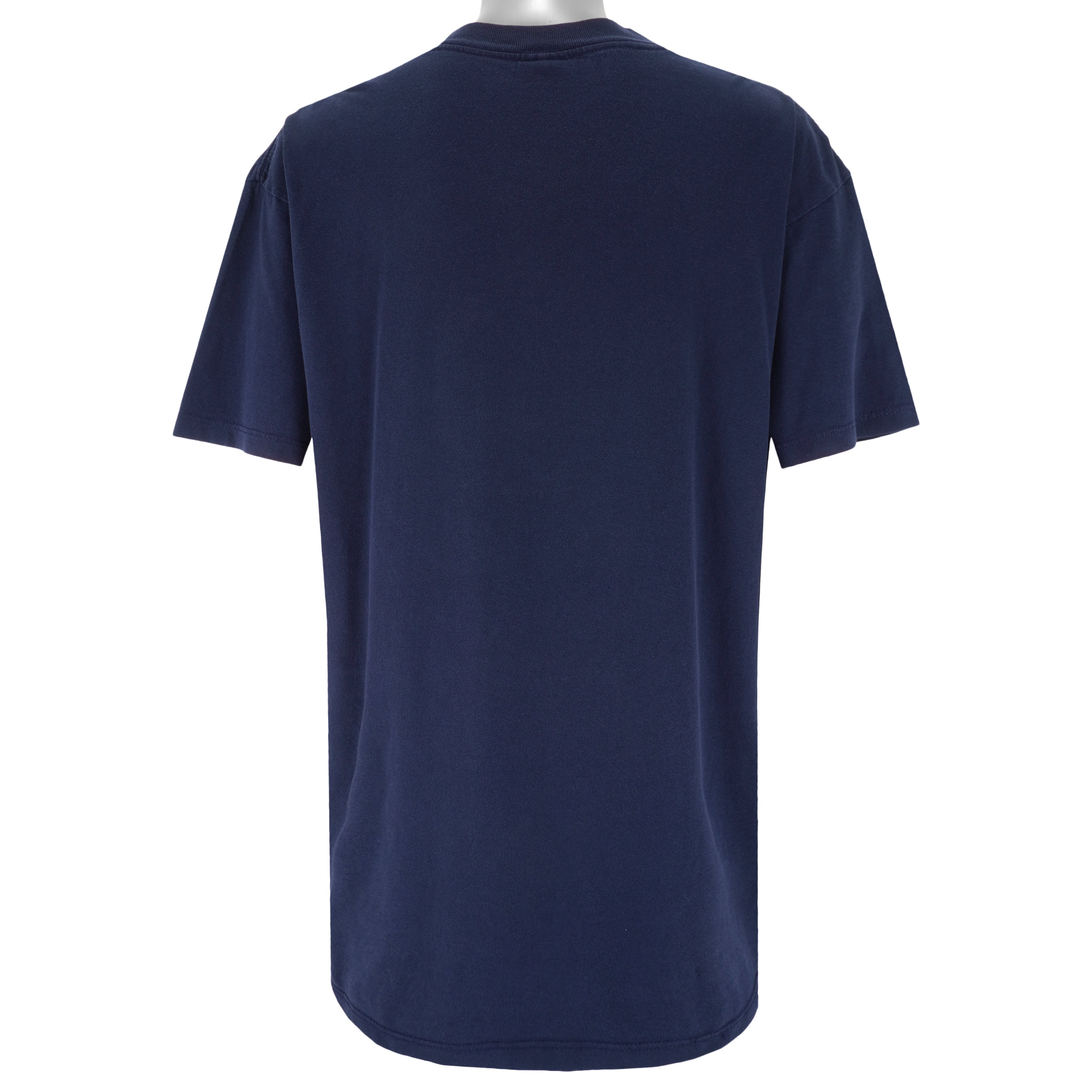 Tommy Hilfiger - Navy Blue Tommy Jeans T-Shirt 1990s X-Large Vintage Retro