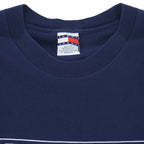 Tommy Hilfiger - Navy Blue Tommy Jeans T-Shirt 1990s X-Large Vintage Retro