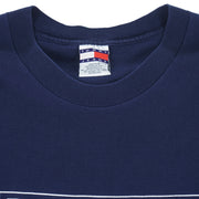 Tommy Hilfiger - Navy Blue Tommy Jeans T-Shirt 1990s X-Large Vintage Retro
