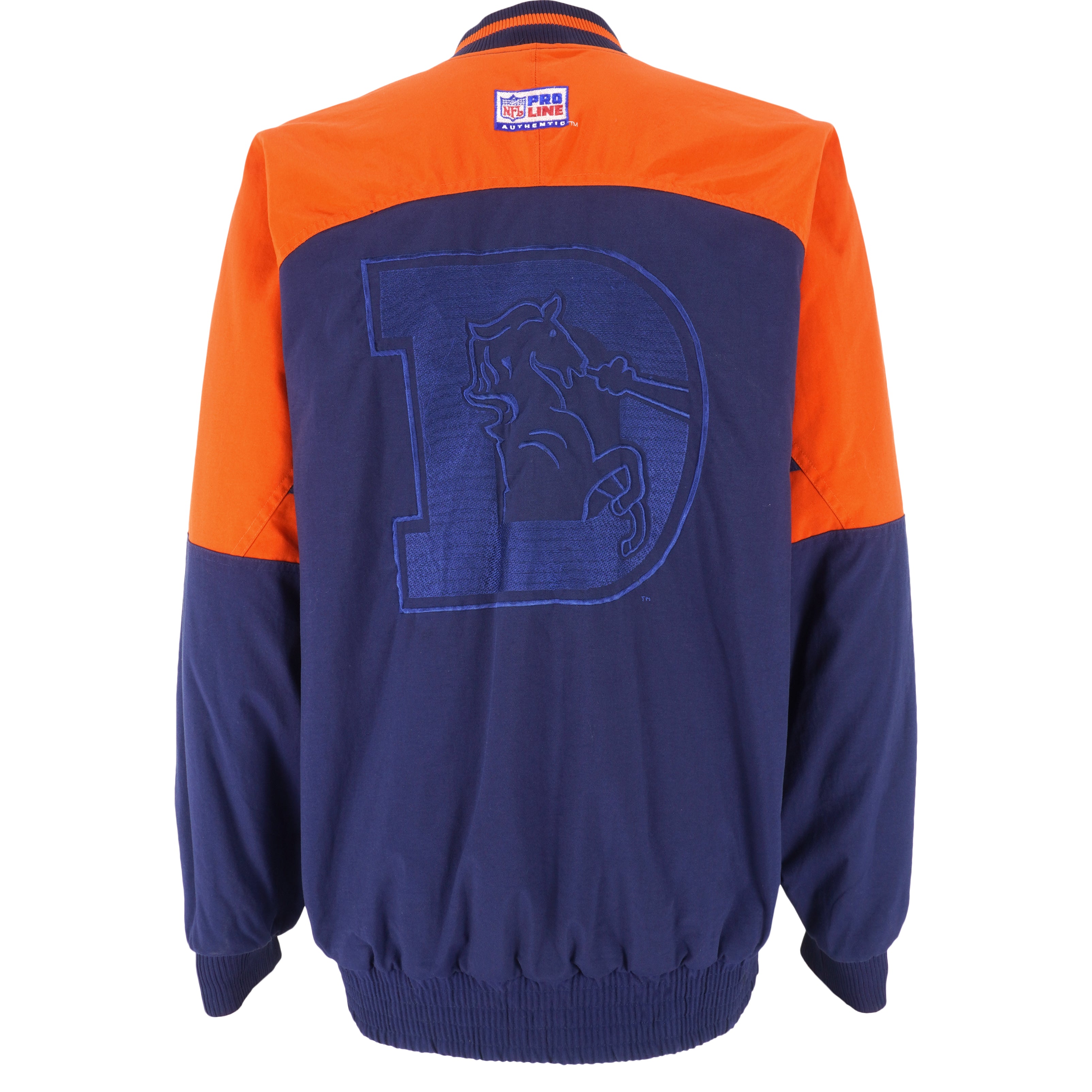Nike - Denver Broncos Zip-Up Jacket 1990s Large Vintage Retro Football