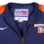 Nike - Denver Broncos Zip-Up Jacket 1990s Large Vintage Retro Football