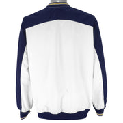 Nike  - White & Black Embroidered Pullover Windbreaker 1990s Large Vintage Retro