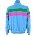 Fila - Blue Zip-Up Windbreaker 1990s X-Large Vintage Retro