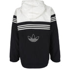 Adidas - Black & White Zip-Up Jacket 1990s Medium Vintage Retro