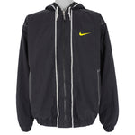 Nike - Zip-Up Hooded Jacket 1990s Large Vintage Retro