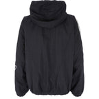 Adidas - Black Zip-Up Hooded Jacket 1990s X-Large Vintage Retro