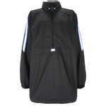 Nike - Black 1/2 Zip Pullover Windbreaker 1990s 3X-Large Vintage Retro