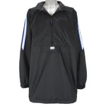 Nike - Black 1/2 Zip Pullover Windbreaker 1990s 3X-Large Vintage Retro