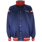 Reebok - Button-Up Satin Jacket 1990s X-Large Vintage Retro