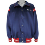 Reebok - Button-Up Satin Jacket 1990s X-Large Vintage Retro