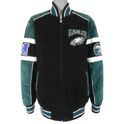 NFL - Philadelphia Eagles Suede Jacket 1990s X-Large Vintage Retro Football