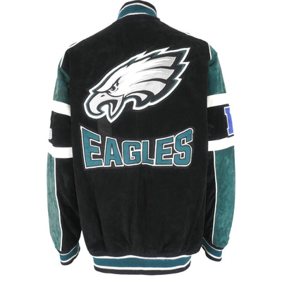 NFL (G-III) - Philadelphia Eagles Suede Jacket 1990s X-Large
