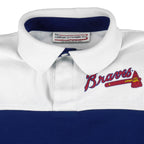 MLB (College Concepts Inc.) - Atlanta Braves Polo Sweatshirt 1990s Large Vintage Retro Baseball