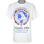 Vintage - Atlanta Centennial Olympic Games 100 Years Excellent T-Shirt 1996 X-Large