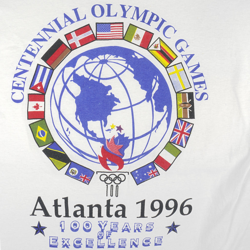 Vintage - Centennial Oylmpic Games, Atlanta T-Shirt 1996 X-Large Vintage Retro