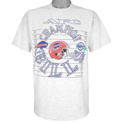 NFL (GTS) - Buffalo Bills, AFC Champions T-Shirt 1994 Large Vintage Retro Football