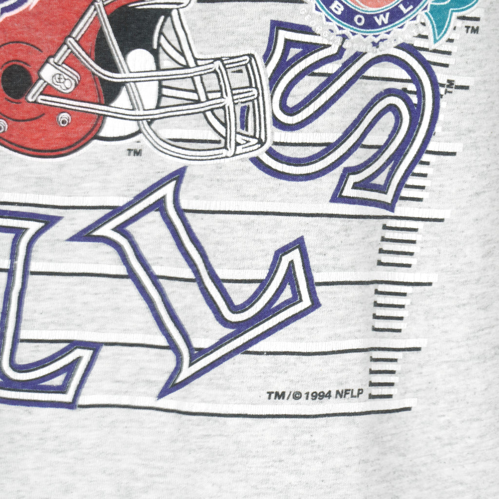 NFL (GTS) - Buffalo Bills, AFC Champions T-Shirt 1994 Large Vintage Retro Football