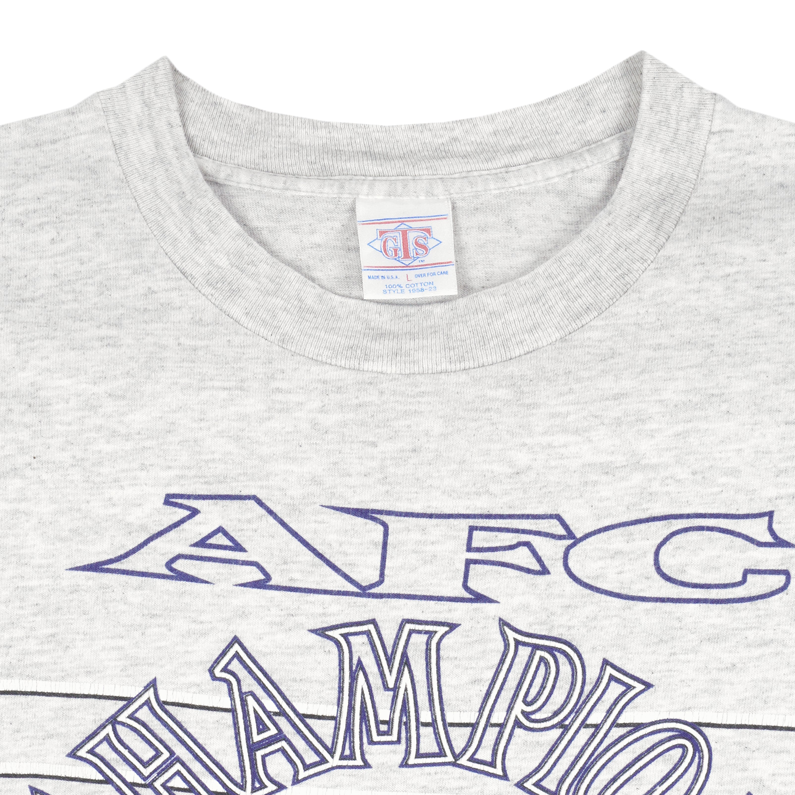 NFL (GTS) - Buffalo Bills, AFC Champions T-Shirt 1994 Large Vintage Retro Football
