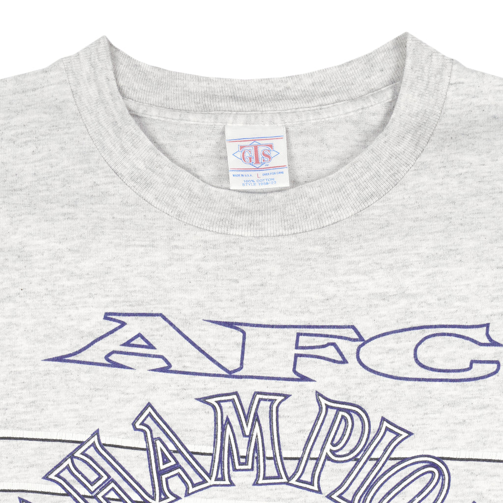 NFL (GTS) - Buffalo Bills, AFC Champions T-Shirt 1994 Large Vintage Retro Football