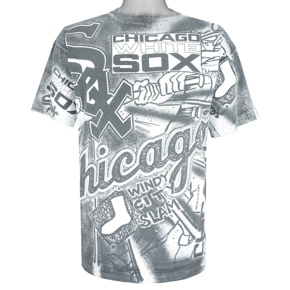 MLB - Chicago White Sox All OVP T-Shirt 1990s Large Vintage Retro Baseball