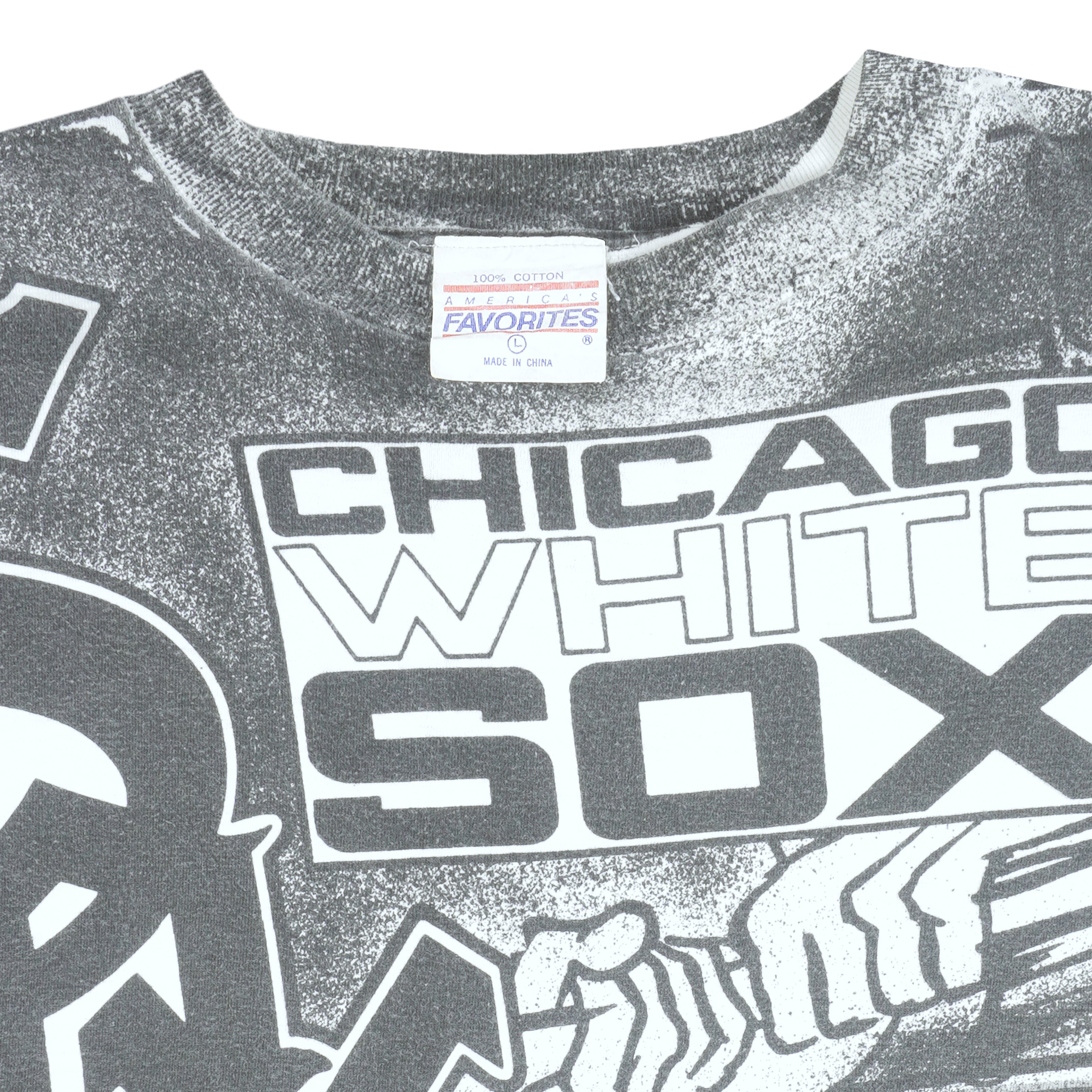 MLB - Chicago White Sox All OVP T-Shirt 1990s Large Vintage Retro Baseball