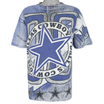 NFL (Magic Johnson T's) - Dallas Cowboys All Over Prints T-Shirt 1990s X-Large
