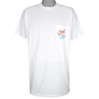 Vintage (Silkworm) - White Joes Beach Club T-Shirt 1990s X-Large Vintage Retro