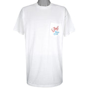 Vintage (Silkworm) - White Joes Beach Club T-Shirt 1990s X-Large Vintage Retro