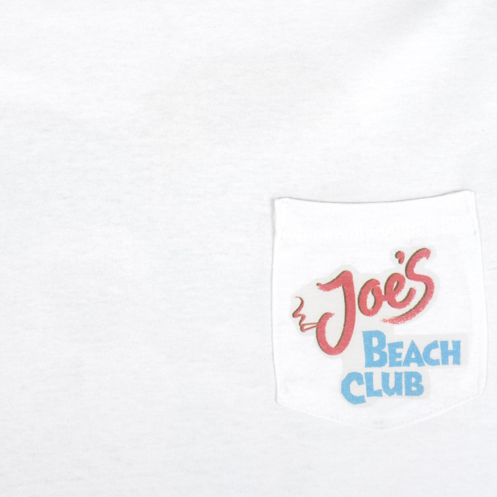 Vintage (Silkworm) - White Joes Beach Club T-Shirt 1990s X-Large Vintage Retro