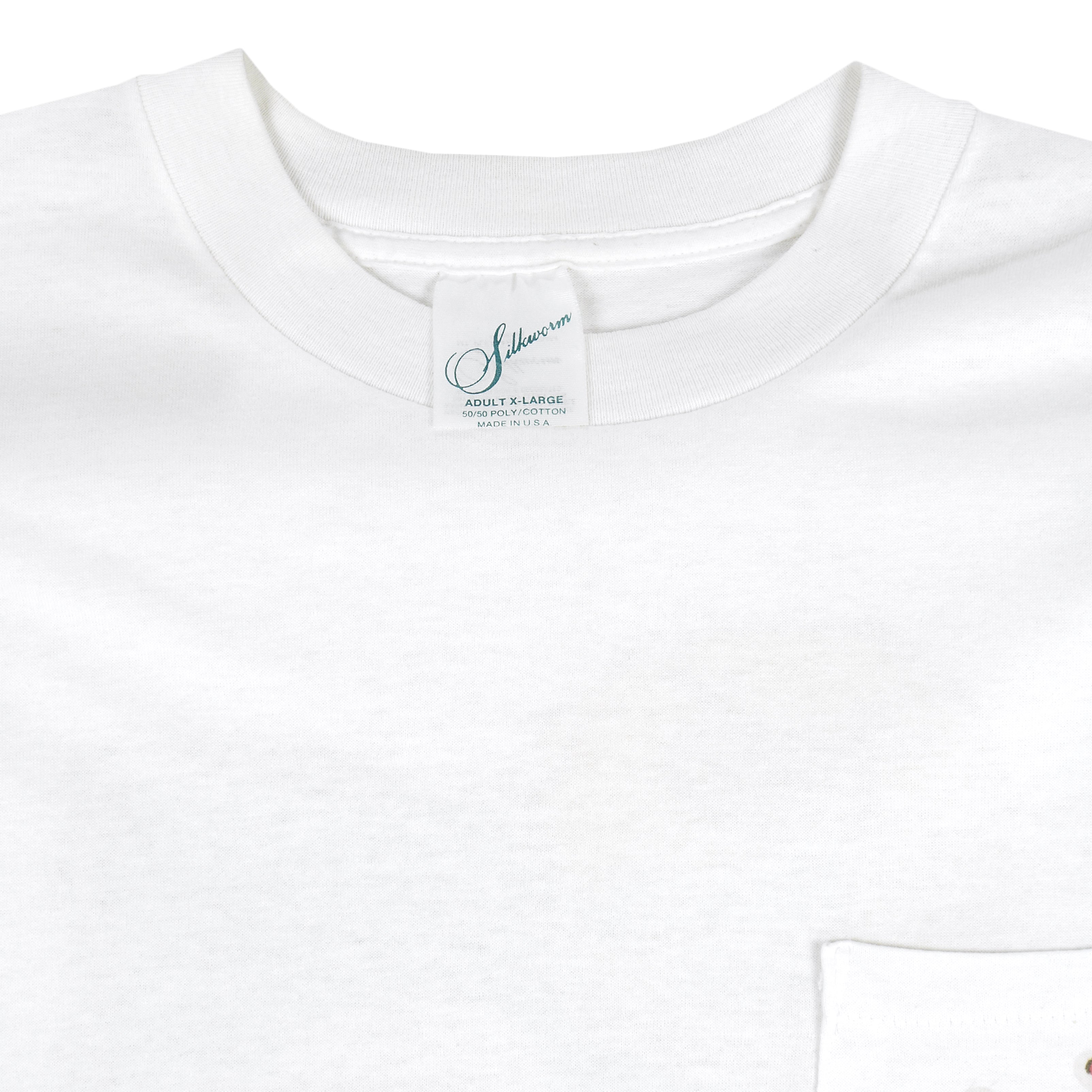 Vintage (Silkworm) - White Joes Beach Club T-Shirt 1990s X-Large Vintage Retro