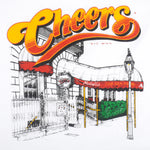 Vintage - White Cheers Boston T-Shirt 1994 Large Vintage Retro