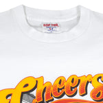 Vintage - White Cheers Boston T-Shirt 1994 Large Vintage Retro