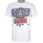 NFL (Belton) - Houston Oilers, AFC Champions Spell-Out T-Shirt 1993 Large Vintage Retro Football