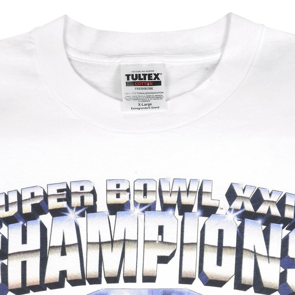 NFL (Tultex) - 49ers Super Bowl 29th Champions T-Shirt 1994 X-Large Vintage Retro Football