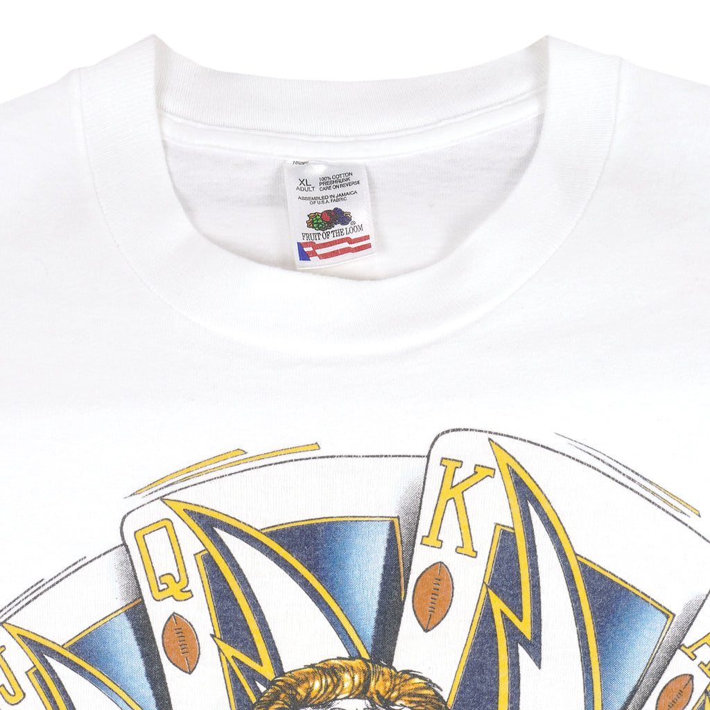 NFL - San Diego Chargers Big Logo T-Shirt 1995 X-Large Vintage Retro Football