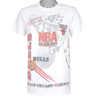 NBA (Salem) - Chicago Bulls, Aerial Assault T-Shirt 1990s Medium Vintage Retro Basketball