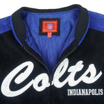 NFL - Indianapolis Colts Embroidered Suede Jacket 1990s XX-Large Vintage Retro Football