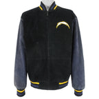 NFL - San Diego Chargers Suede Jacket 1990s X-Large Vintage Retro Football