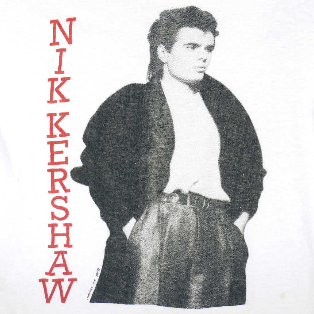 Vintage (Screen Stars) - Nik Kershaw T-Shirt 1985 X-Large Vintage Retro